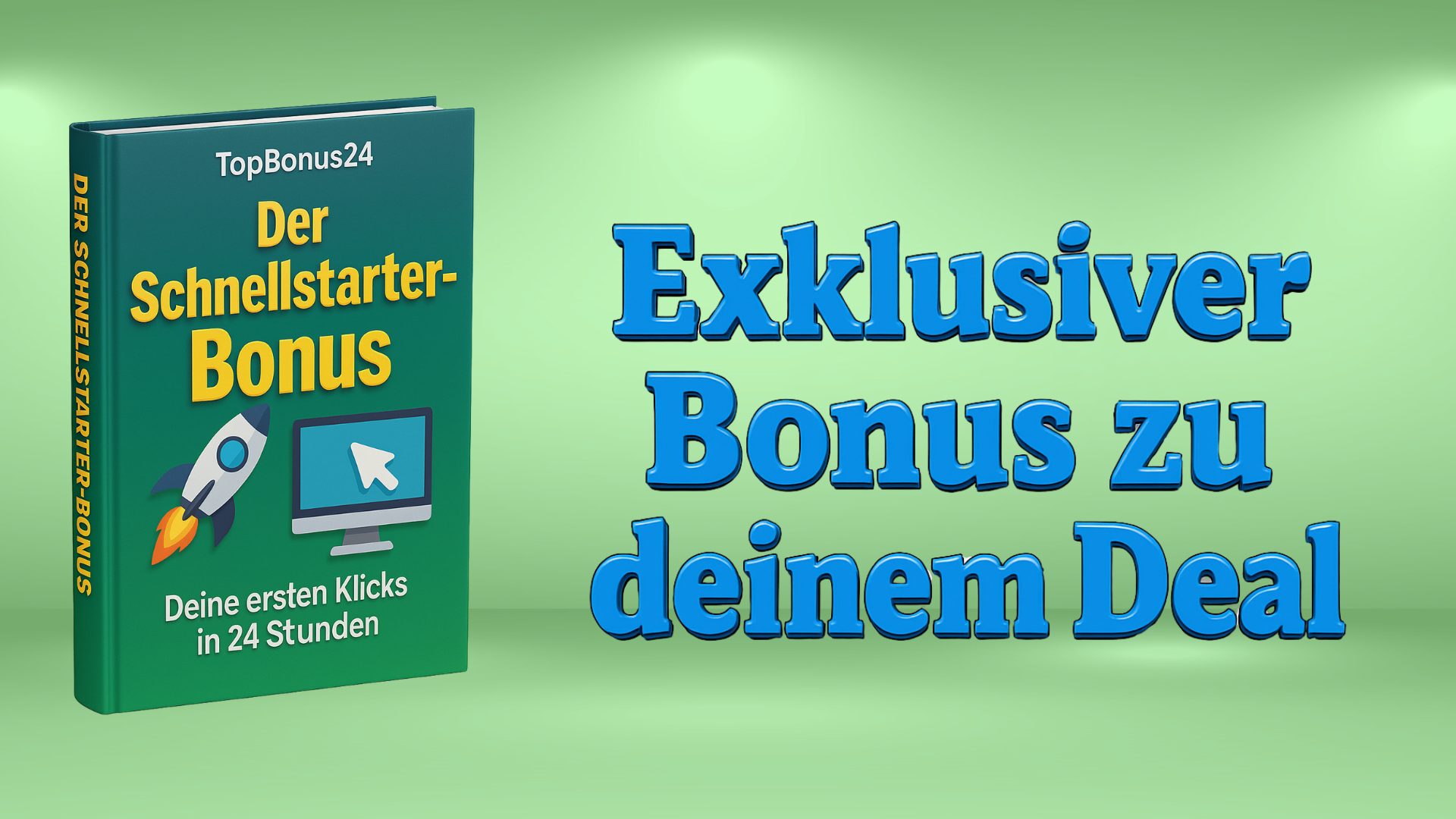 Der Schnellstarter-Bonus: Deine ersten Klicks in 24 Stunden